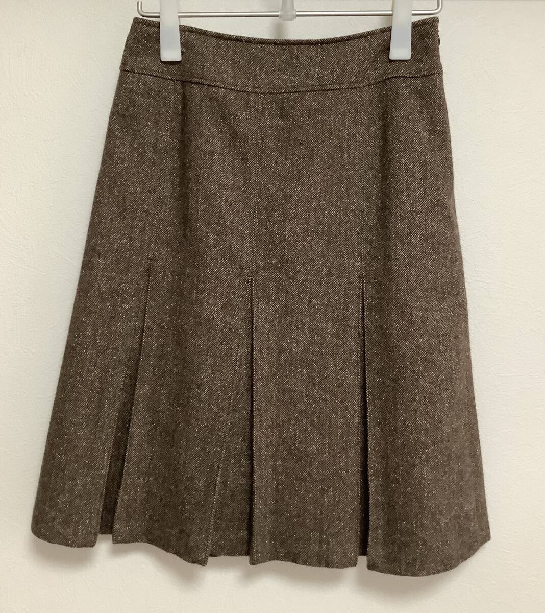 【美品!】ANNA LUNA アンナルナ スカート 膝丈 ウール ブラウン 茶色 67ー93 拍卖