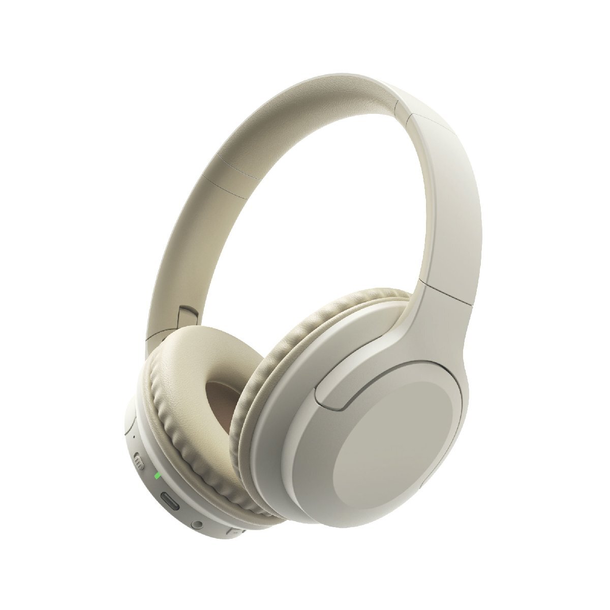 ワイヤレスヘッドホン ブルートゥース グリーンハウス GH-HPBC-LK/9383 ライトカーキx1台 ノイズキャンセル マイク付き/送料無料拍卖