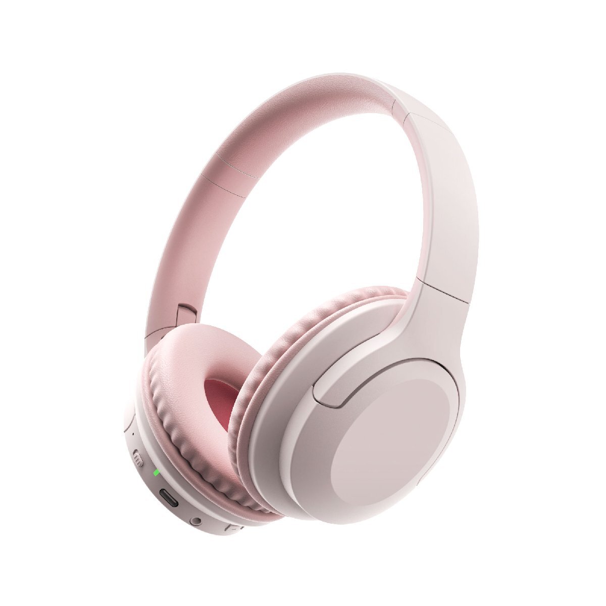 ワイヤレスヘッドホン ブルートゥース グリーンハウス GH-HPBC-PK/9376 ピンクx1台 ノイズキャンセル マイク付き拍卖