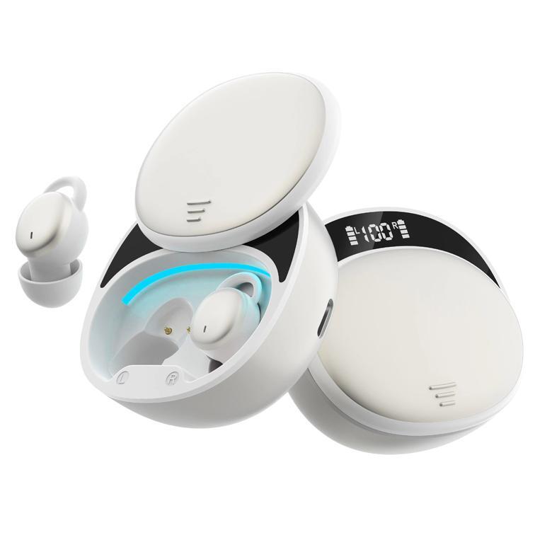 ワイヤレスイヤホン 寝ながらイヤホン ブルートゥース グリーンハウス GH-TWEA-WH/9093 ホワイトx1台/送料無料メール便 箱開封発送拍卖