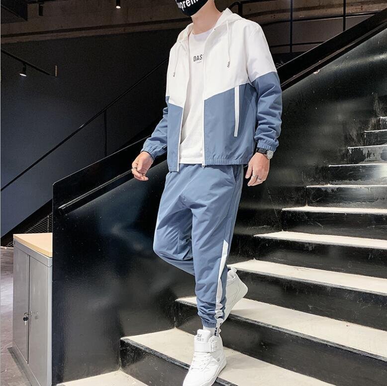 ジャージ メンズ セットアップ 上下セット スウェット 部屋着 運動着 トレーニングウェア ジャケット ロングパンツ 3色M~5XL HE843拍卖