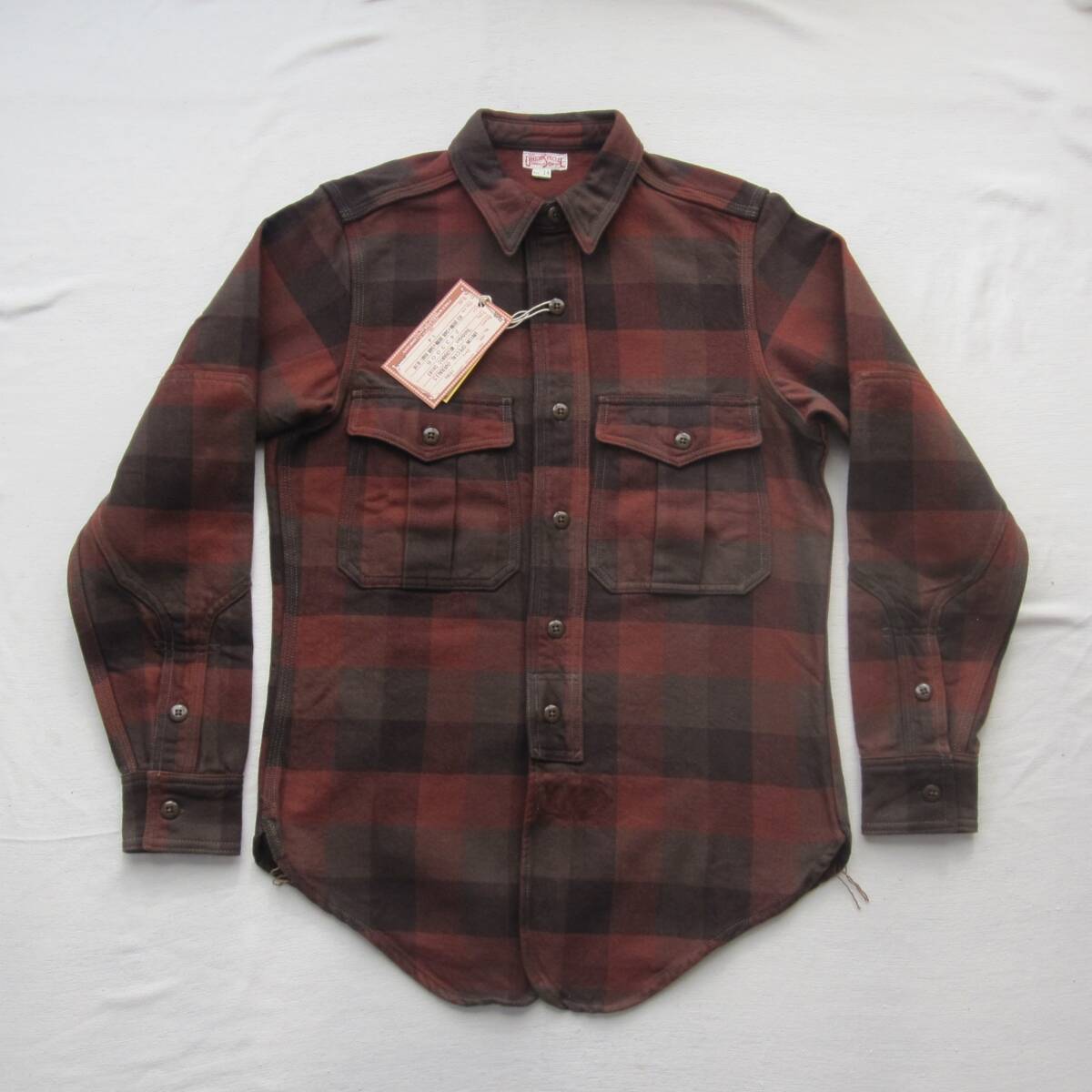 ☆新品 フリーホイーラーズ BaldyGus メカニックシャツ (14) コットンフランネル ワークシャツ / FREEWHEELERS / フリーホイラーズ拍卖
