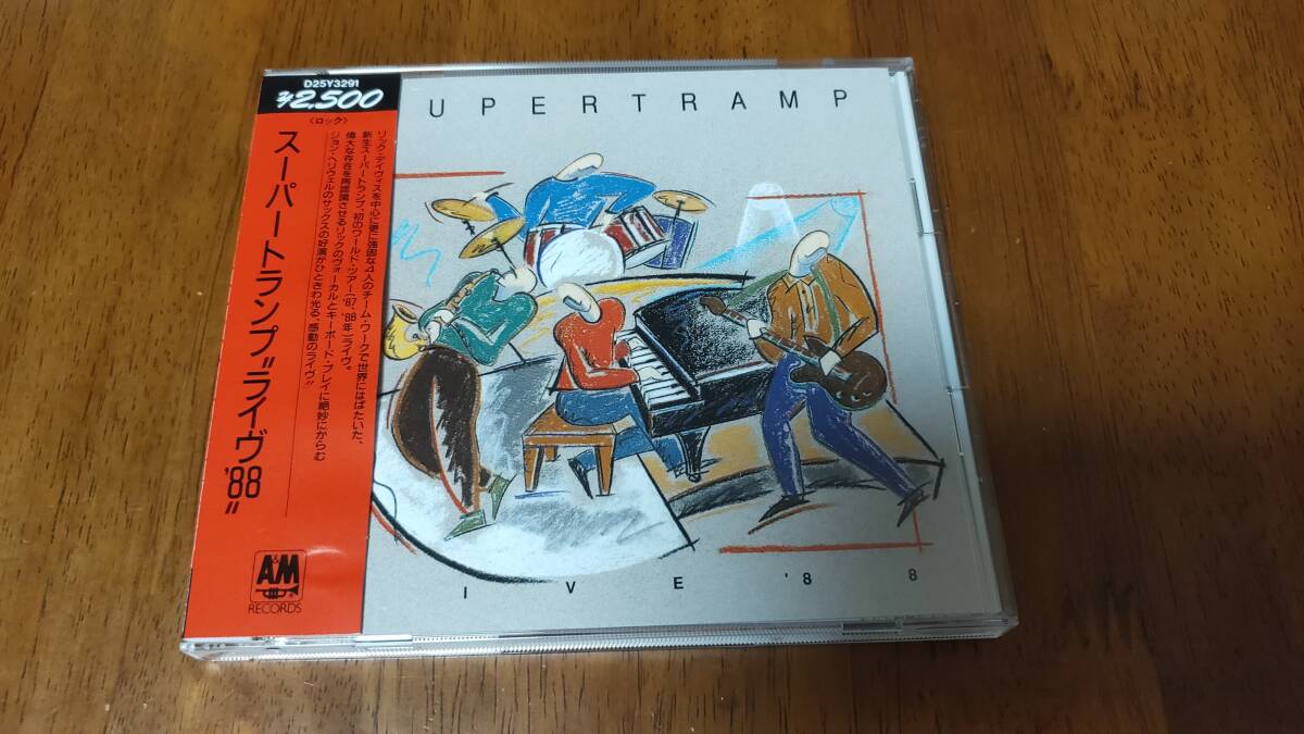 【美品】SUPERTRAMP / LIVE '88 国内盤CD D25Y3291 スーパートランプ ライヴ '88拍卖
