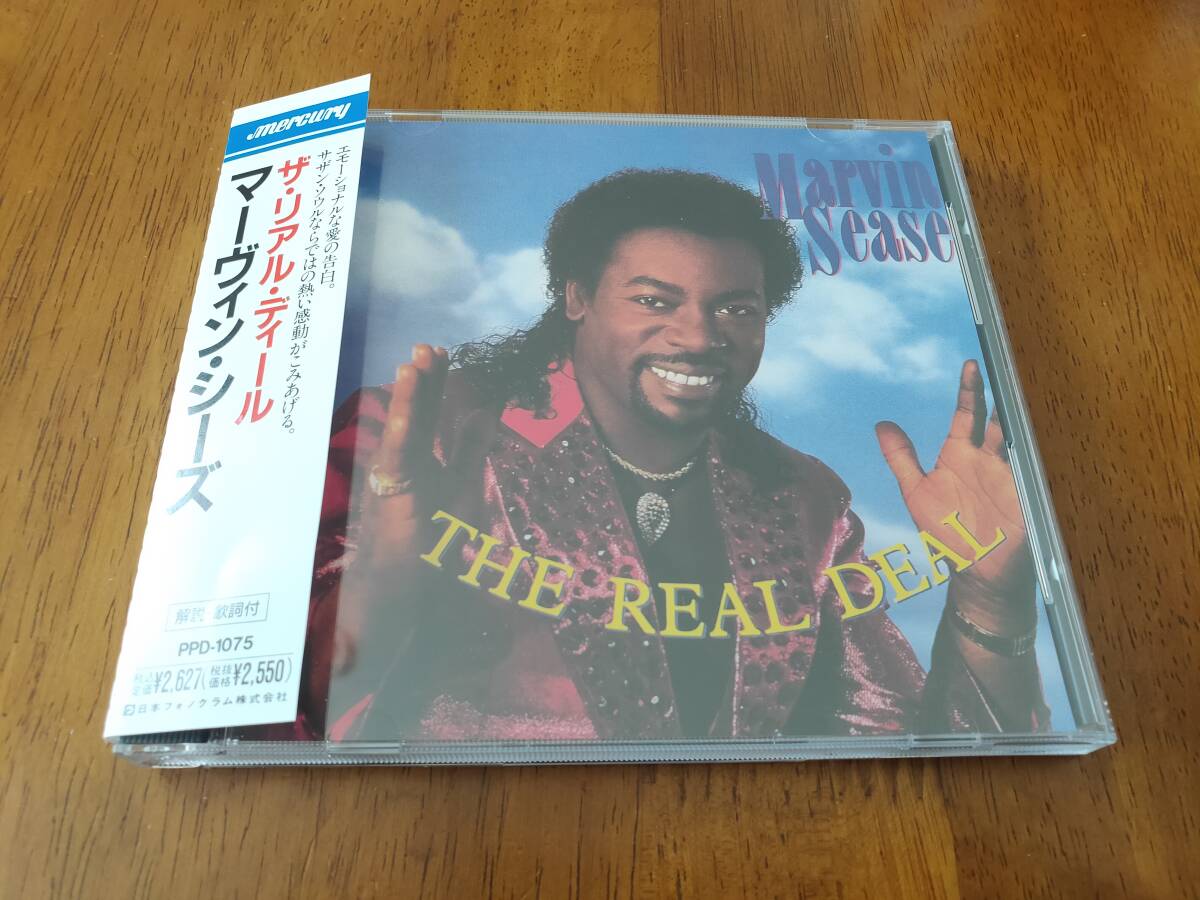 【美品】Marvin Sease / The Real Deal マーヴィン・シーズ 国内盤CD拍卖
