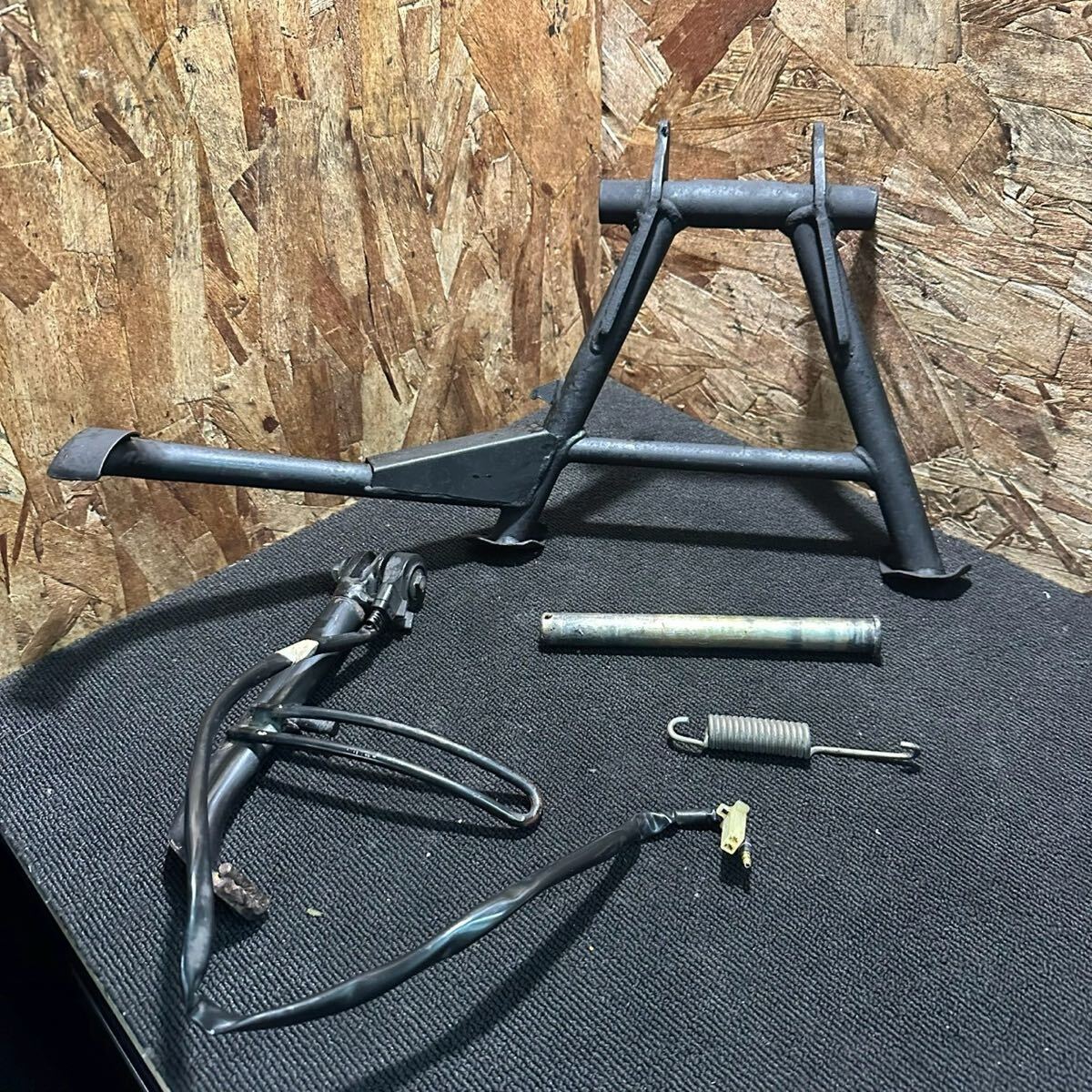 動画付A62 MF02 フュージョン HONDA純正 スタンドセット メインスタンド サイドスタンド センタースタンド センサーSE X ヘリックス拍卖