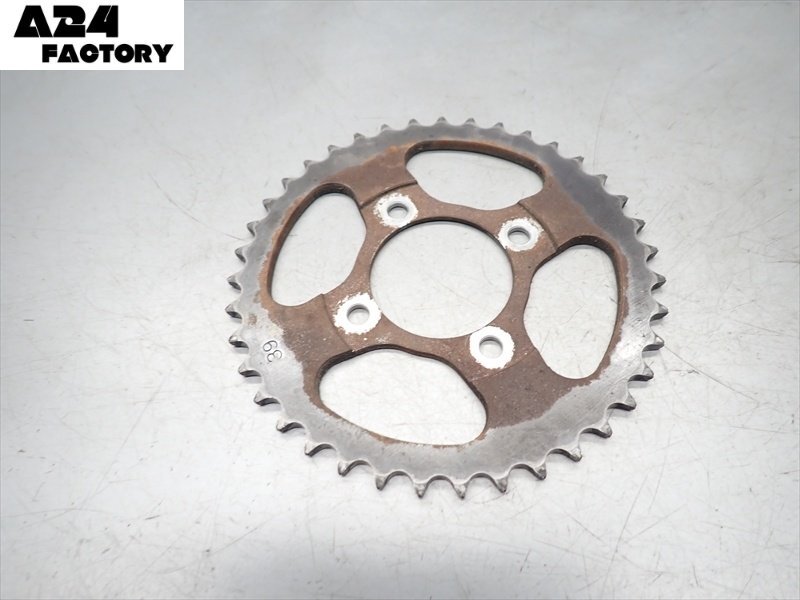 J1R7-0318 ホンダ スーパーカブ90カスタム リアスプロケット ドリブンスプロケット 39丁 【HA02-212~ 3速セル付 動画有】拍卖