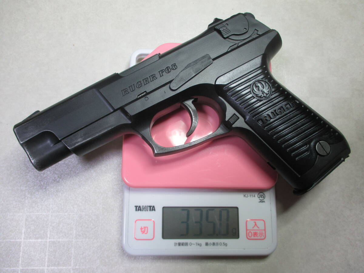 ★東京マルイ★ルガーP85 RUGER P85★難訳あり★エアコキガン★グレー色本体⇒黒鉄色塗装★年齢18才以上★塗装ムラご容赦★ASGK★拍卖