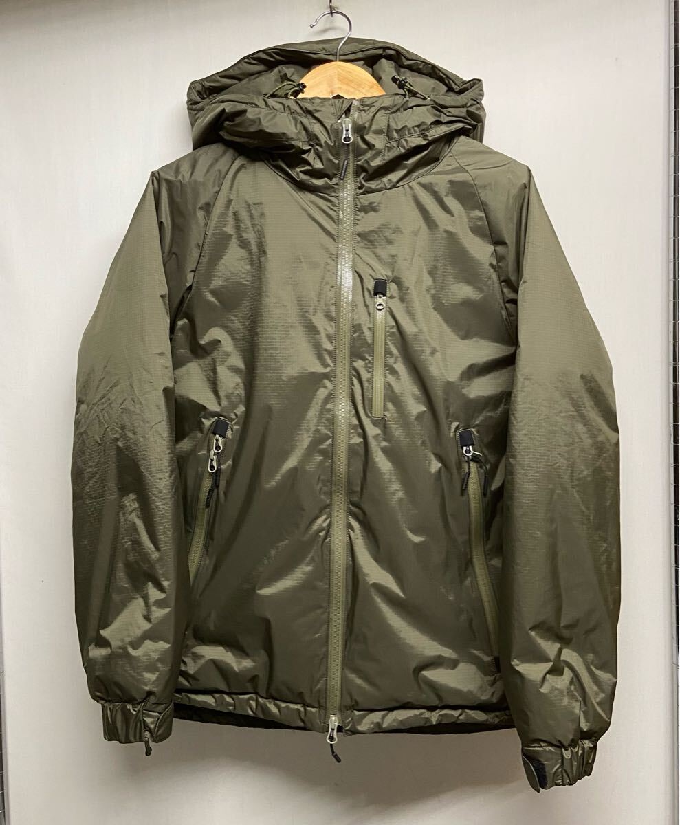 【 NANGA ナンガ】 AURORA DOWN JACKET オーロラダウンジャケット M カーキ ナイロン 2503oki M拍卖