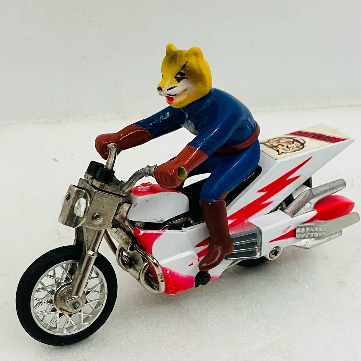 当時物/激レア ポピニカ 超合金 ピープロ鉄人 鉄人タイガーセブン スパーク号 バイク レトロ拍卖