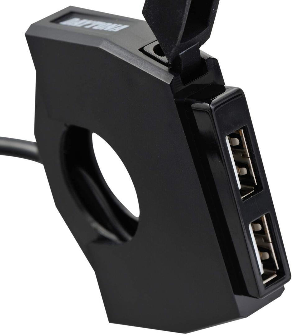 デイトナ(98438)バイク専用電源 USBx2個口 スレンダー【新品・未開封】拍卖