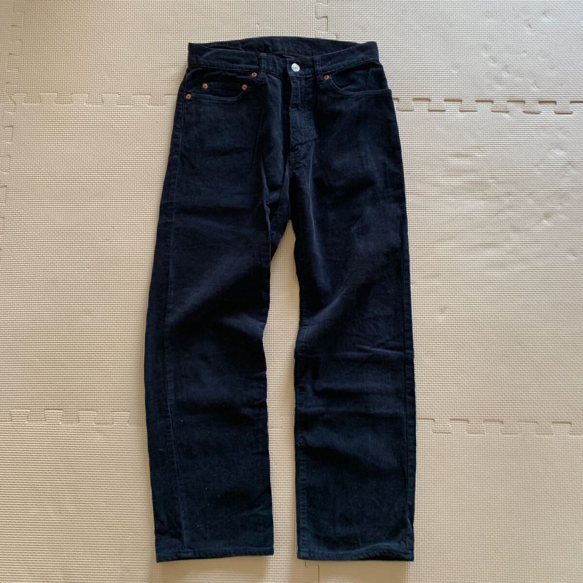 【Hollywood Ranch Market】ハリウッドランチマーケット コーデュロイパンツ w28 ネイビー拍卖