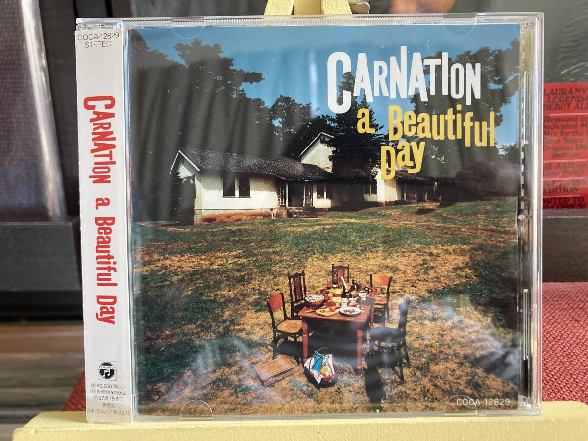 【CD】CARNATION カーネーション ☆ a Beautiful Day 95年 日本コロムビア 国内盤 ギターポップ 名盤 直枝政広 良盤 帯ヨレ拍卖