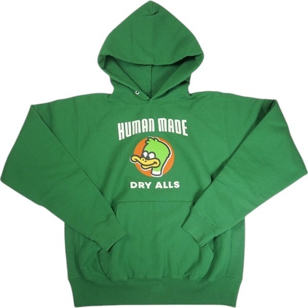 HUMAN MADE ヒューマンメイド 25SS HEAVYWEIGHT HOODIE GREEN HM29CS017 パーカー 緑 Size 【L】 【新古品・未使用品】 20816134拍卖