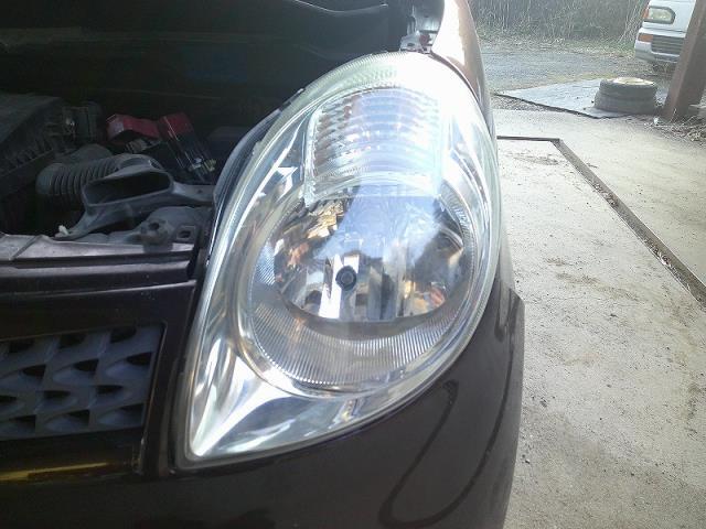 モコ DBA-MG22S 左ヘッドランプ/ヘッドライト 純正 ハロゲン レベライザー付 スタンレイ P6406拍卖