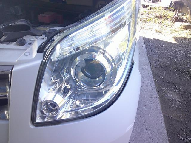 パレット DBA-MK21S 左ヘッドランプ/ヘッドライト 純正 コイト 100-59175 HID レベライザー付拍卖
