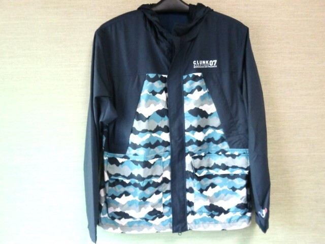 新品 クランク(CLUNK) 撥水ウィンドジャケット ネイビーモカ XLサイズ 防風 撥水 裏地メッシュ拍卖