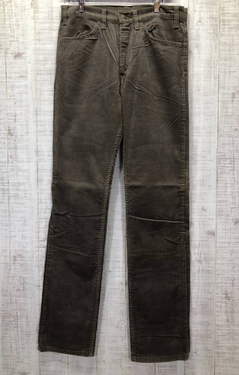 80's ヴィンテージ Levi's リーバイス コーデュロイパンツ 519 W31xL35 42TALON 希少 USA製 ブラウン系 #303拍卖