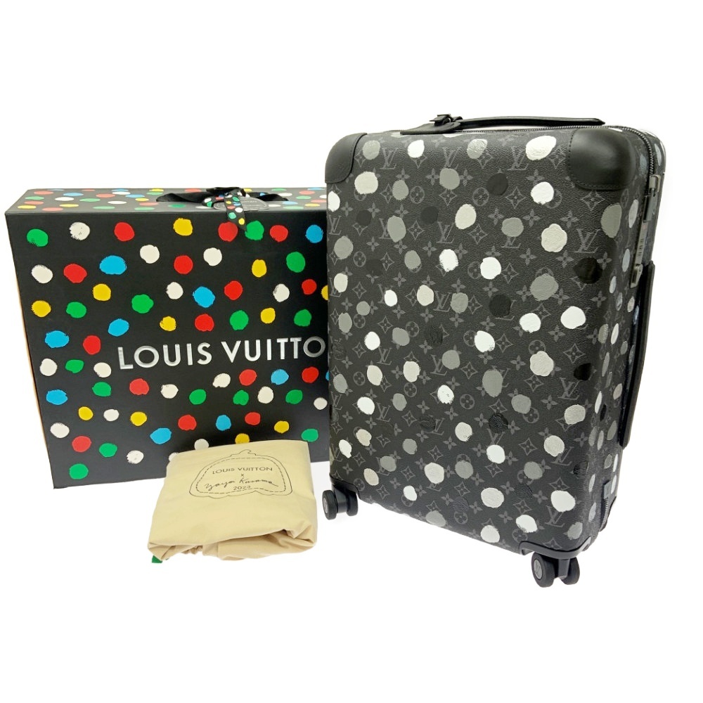 【箱付き】【新品未使用】 LOUIS VUITTON ルイ・ヴィトン M10122 エクリプス ホライゾン55 ×草間彌生 395910 キャリーバッグ拍卖