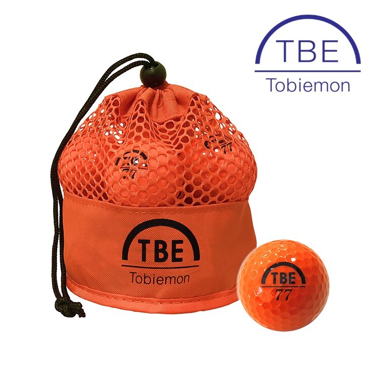 新品★飛衛門★TOBIEMON★《公認球》 メッシュバッグ入り スタンダード 2ピース★【TBM-2MBO】 オレンジ★2袋 24球★トビエモン拍卖