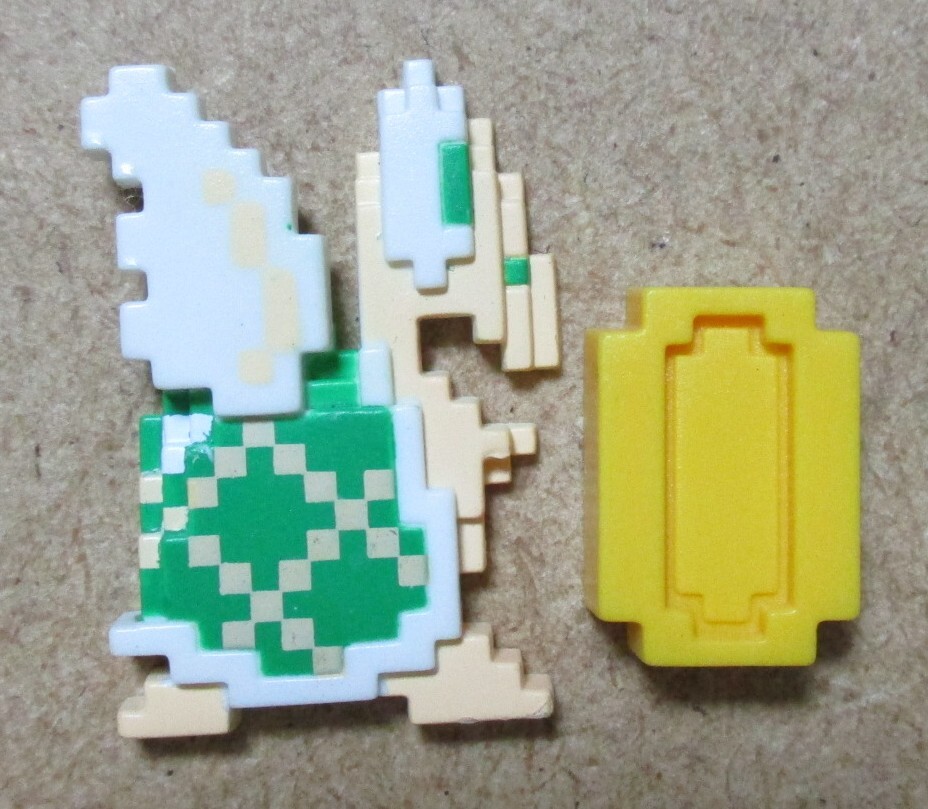 ★ スーパーマリオブラザーズ マグネットフィギュア パタパタ 緑★ ニンテンドー ドット 磁石 ステージフィギュア用拍卖