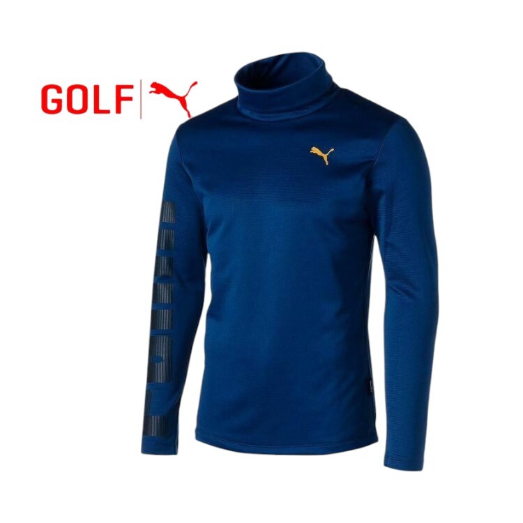 【新品特価!定価10890円が63%OFF!】PUMA GOLF プーマゴルフ 長袖 タートルネック 539371 保温 レギュラーフィット 発熱機能/サイズXL拍卖