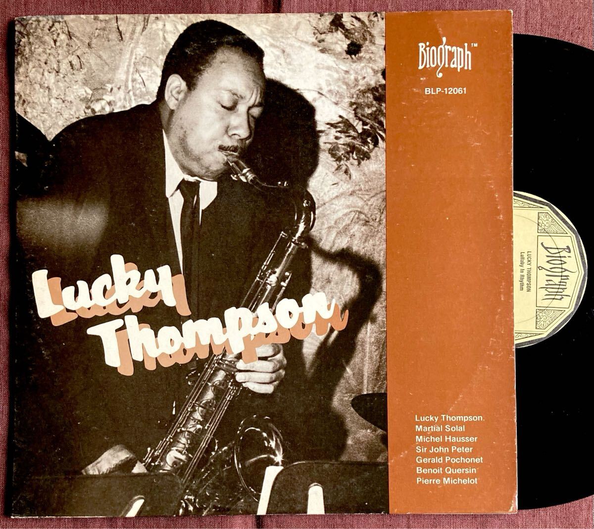 ラッキー・トンプソン/マーシャル・ソラール/ミシェル・ハウザー/ピエール・ミシェロ/ワンホーン・テナー/BEBOP TENOR SAX名匠/US盤/1956年拍卖