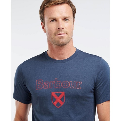 バブアー Barbour Cameron Logo T-shirt Navy UKM★即決★ 拍卖