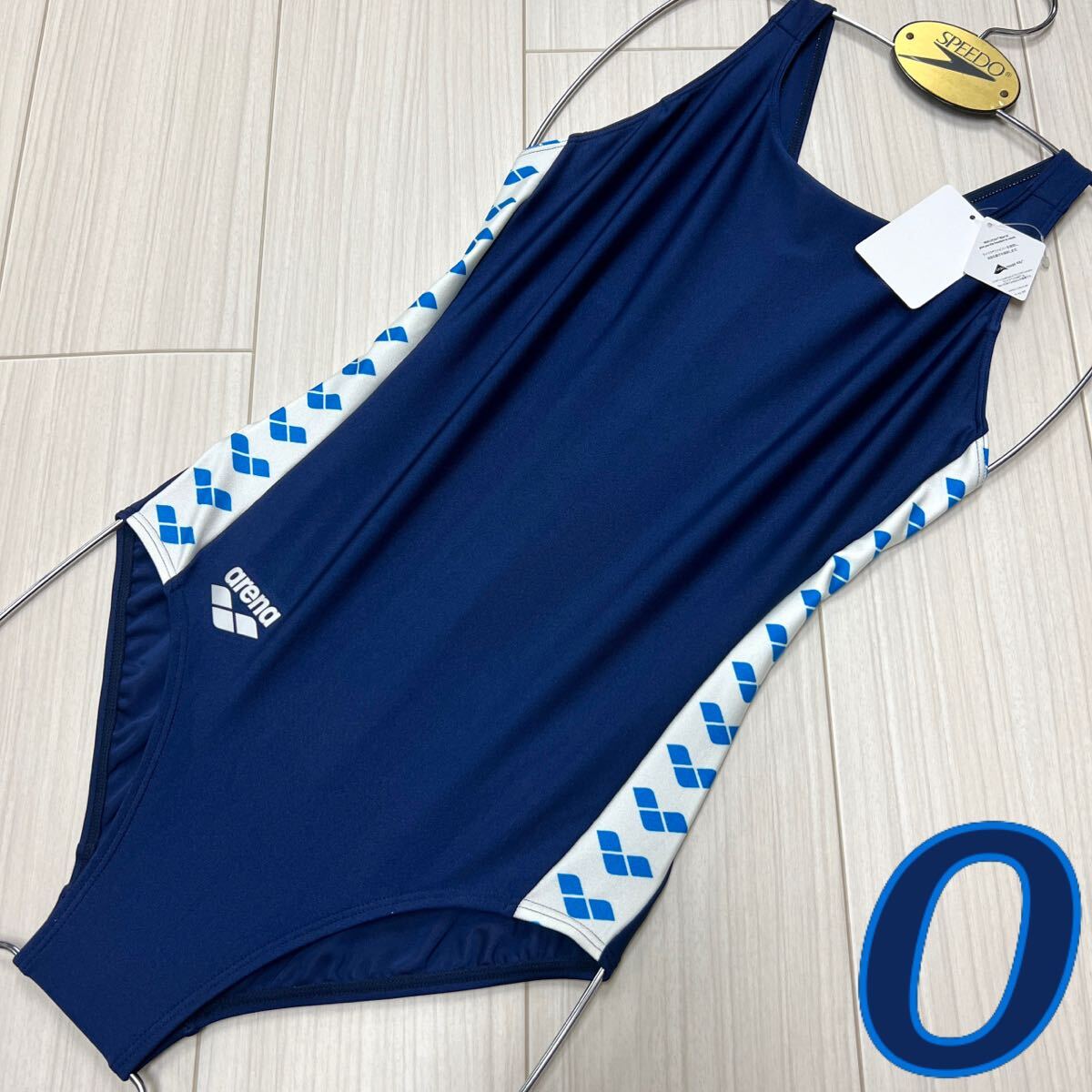 arena アリーナ 女性用水着 ネイビー×ターコイズ Oサイズ 新品拍卖