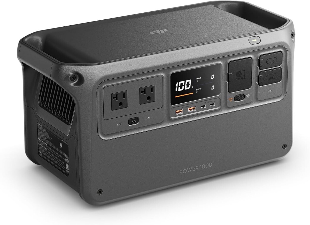 DJI Power 1000 ポータブル電源 1024Wh リン酸鉄リチウムイオン 1.1時間急速充電 家庭用発電機 2000Wの安定出力 大容量 拍卖
