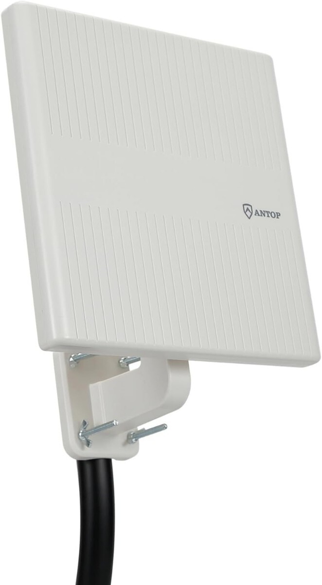 Antop テレビアンテナ 屋外 TVアンテナ 4K HDTV 88KM受信範囲 5M同軸ケーブル付き 地上デジタルア放送対応 簡単設置拍卖