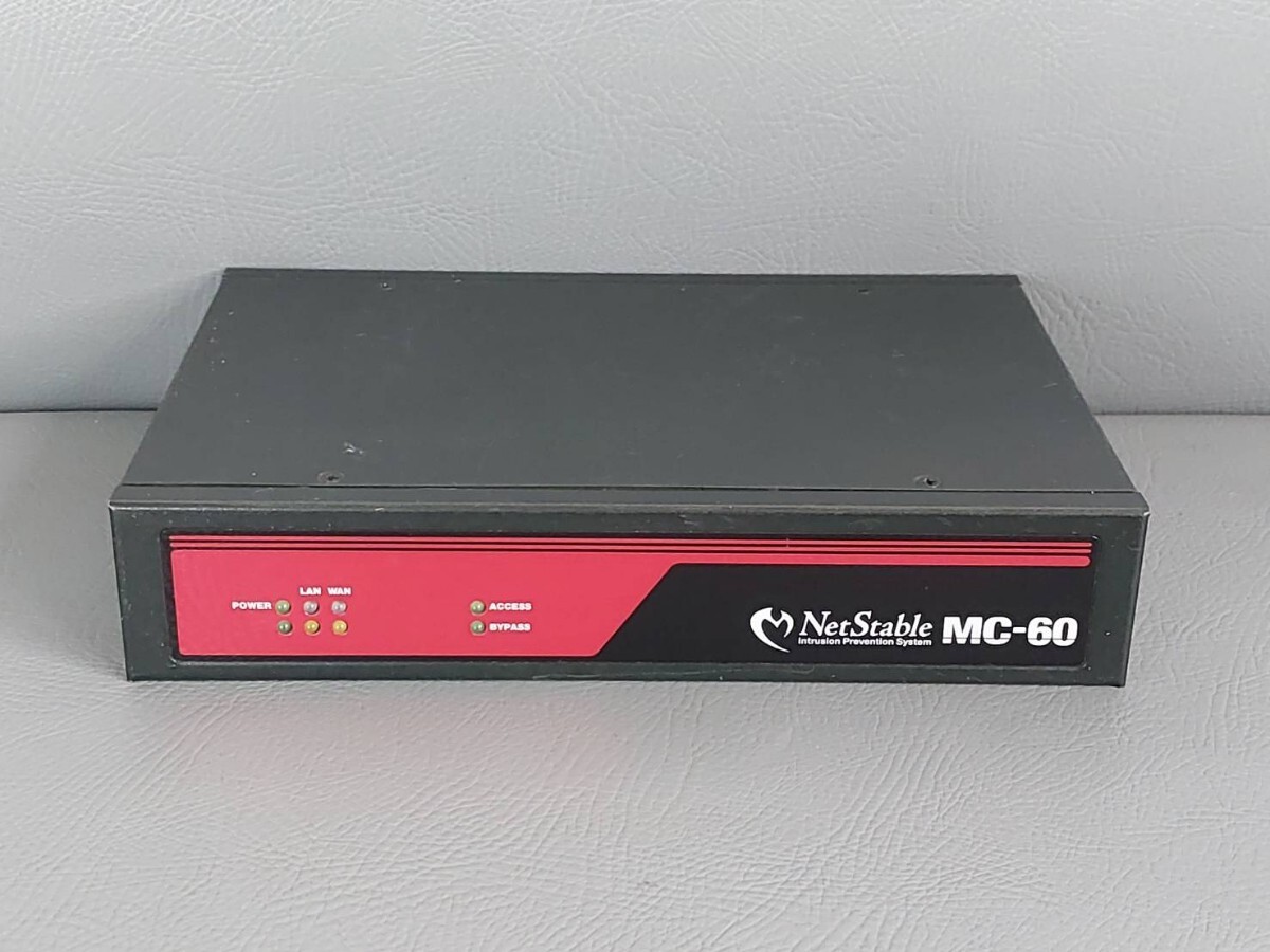 MCセキュリティ 不正侵入防御システム(IPS) NetStable MC-60 本体のみ拍卖