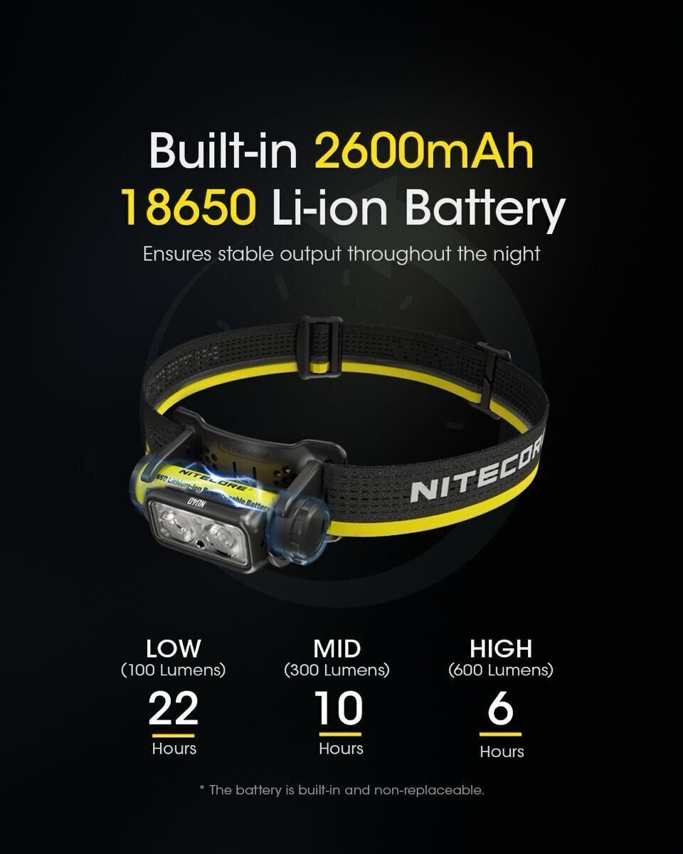 ラスト1個)NITECORE NU40 ナイトコア ヘッドフラッシュライト拍卖