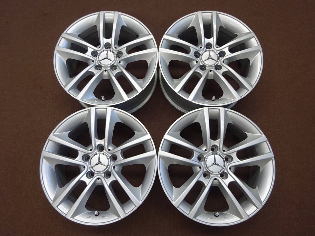 A-72 5本 ツインスポーク 16×7J ET43 PCD112 5H 4本 人気のデザイン メルセデスベンツ Cクラス W204 W205 等に是非 !拍卖