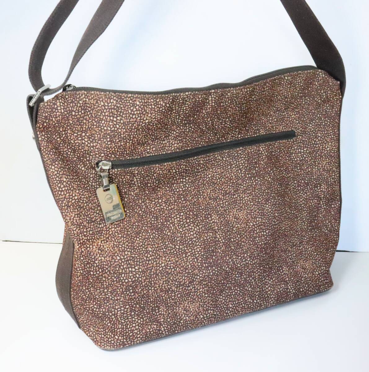 【真作】ボルボネーゼ BORBONESE ハンドバッグ 肩掛け可 レディースバッグ セミショルダーバッグ A4633拍卖