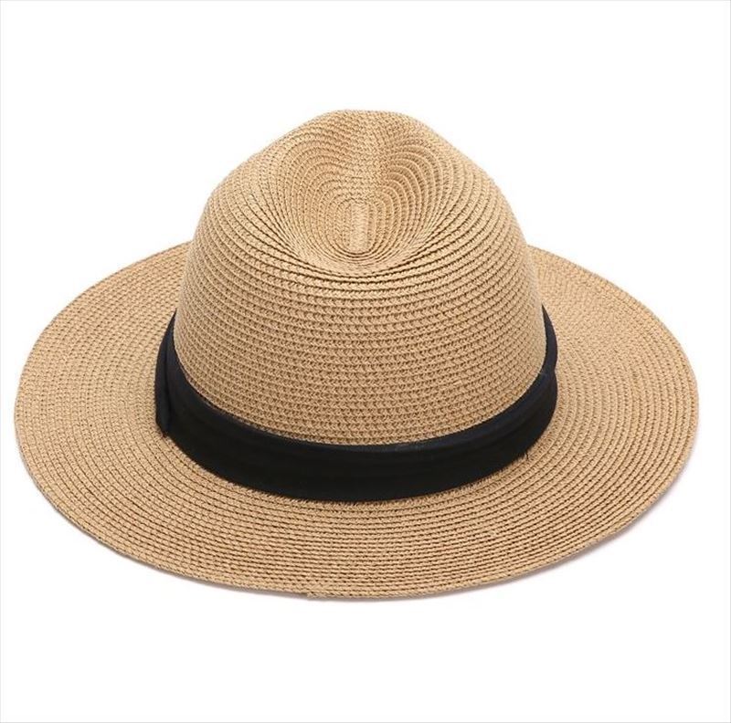 大人気新品イタリアン メンズ&レディース パナマ 中折れ ストローハット 生成り紫外線防止小顔大きいサイズサイズXL61cm 62cmお色カーキ拍卖
