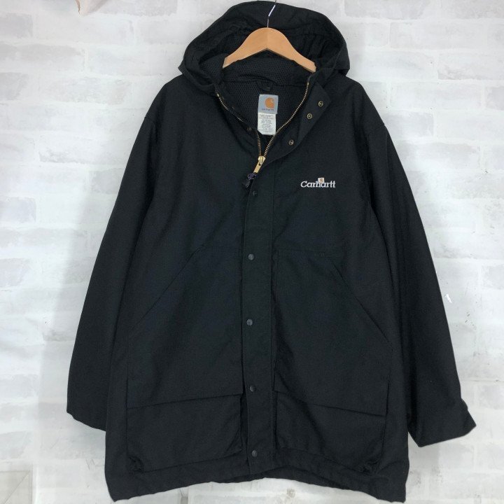 90s 00s carhartt カーハート C50 extremes nylon jacket エクストリームナイロンジャケット SIZE:XL ブラック MH632025032009拍卖