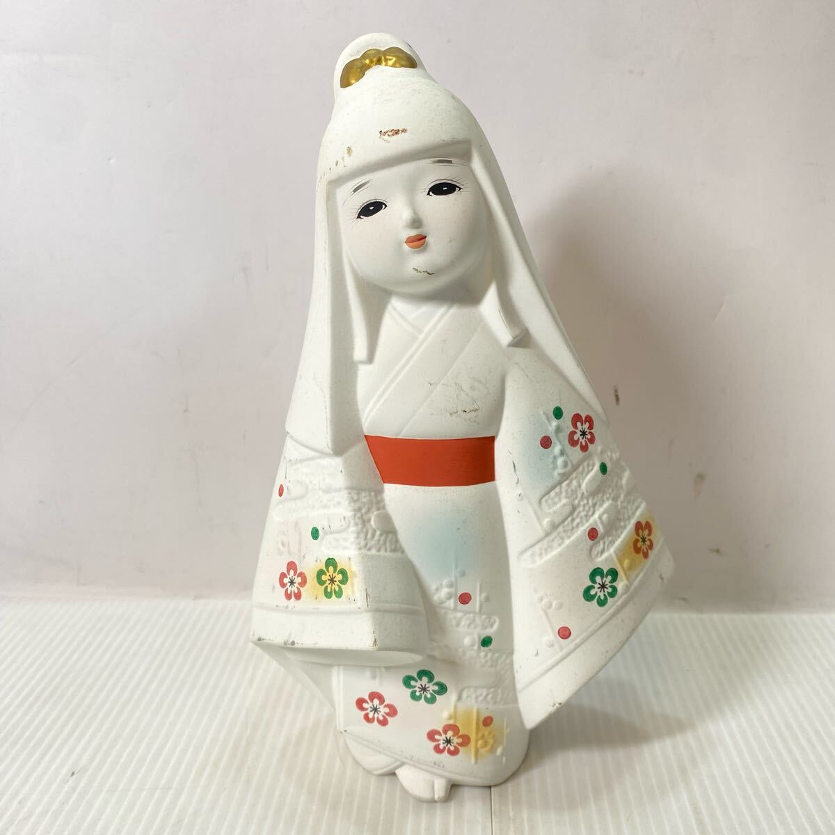 博多人形 匠五郎 陶磁器 日本人形 女性 女の子 着物 陶器 置物 インテリア 飾 郷土玩具 伝統工芸品拍卖