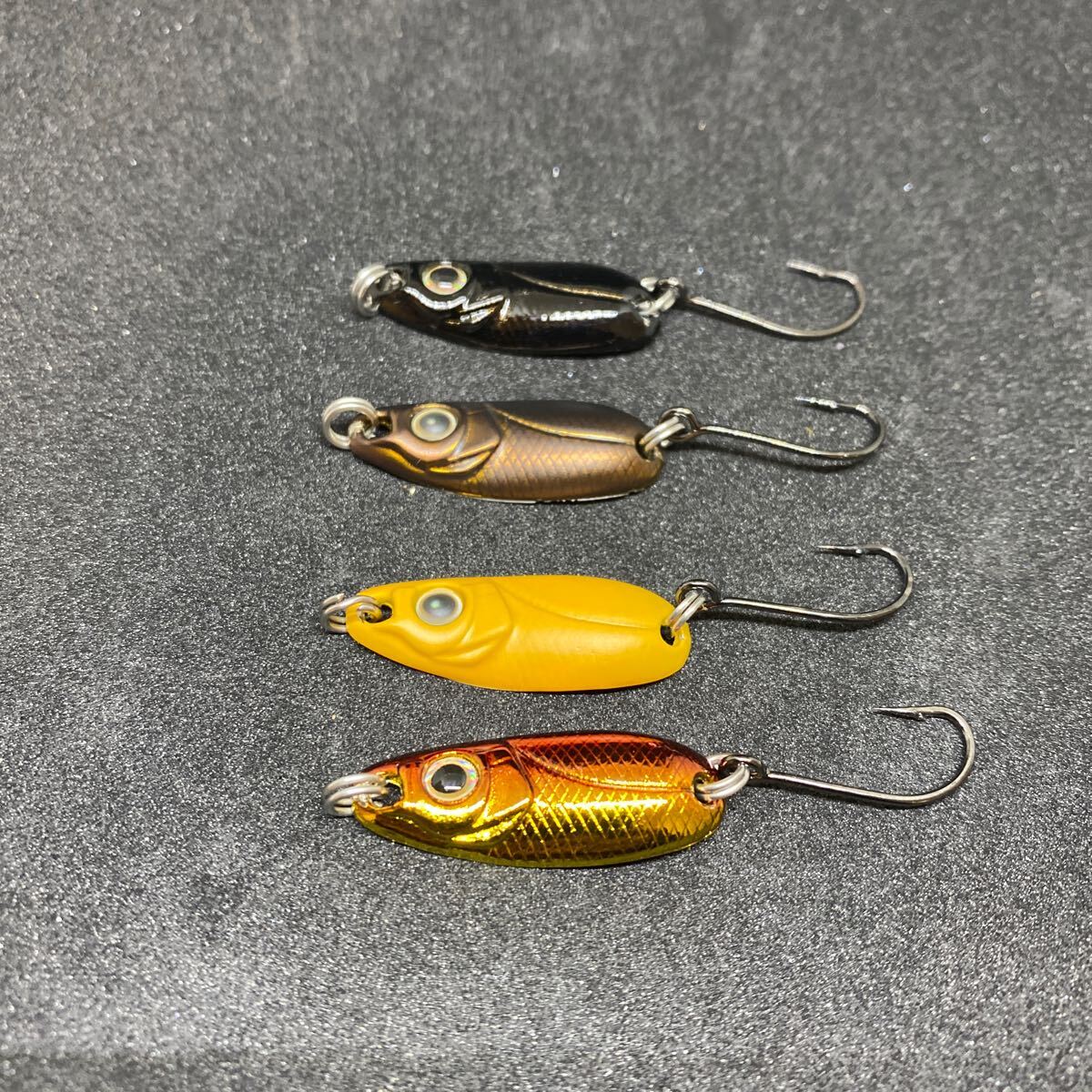 4個セット megabass メガバス スプーン エックス 3g SPOON‐X スプーンX トラウト エリア 渓流 メバル チヌ拍卖