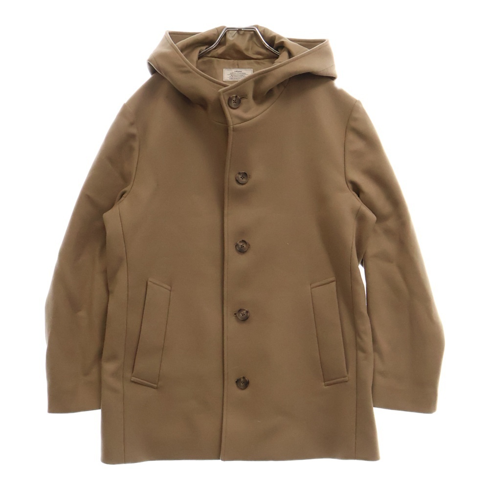 JOURNAL STANDARD relume ジャーナルスタンダード レリューム フーデッド ステンカラーコート ベージュ拍卖
