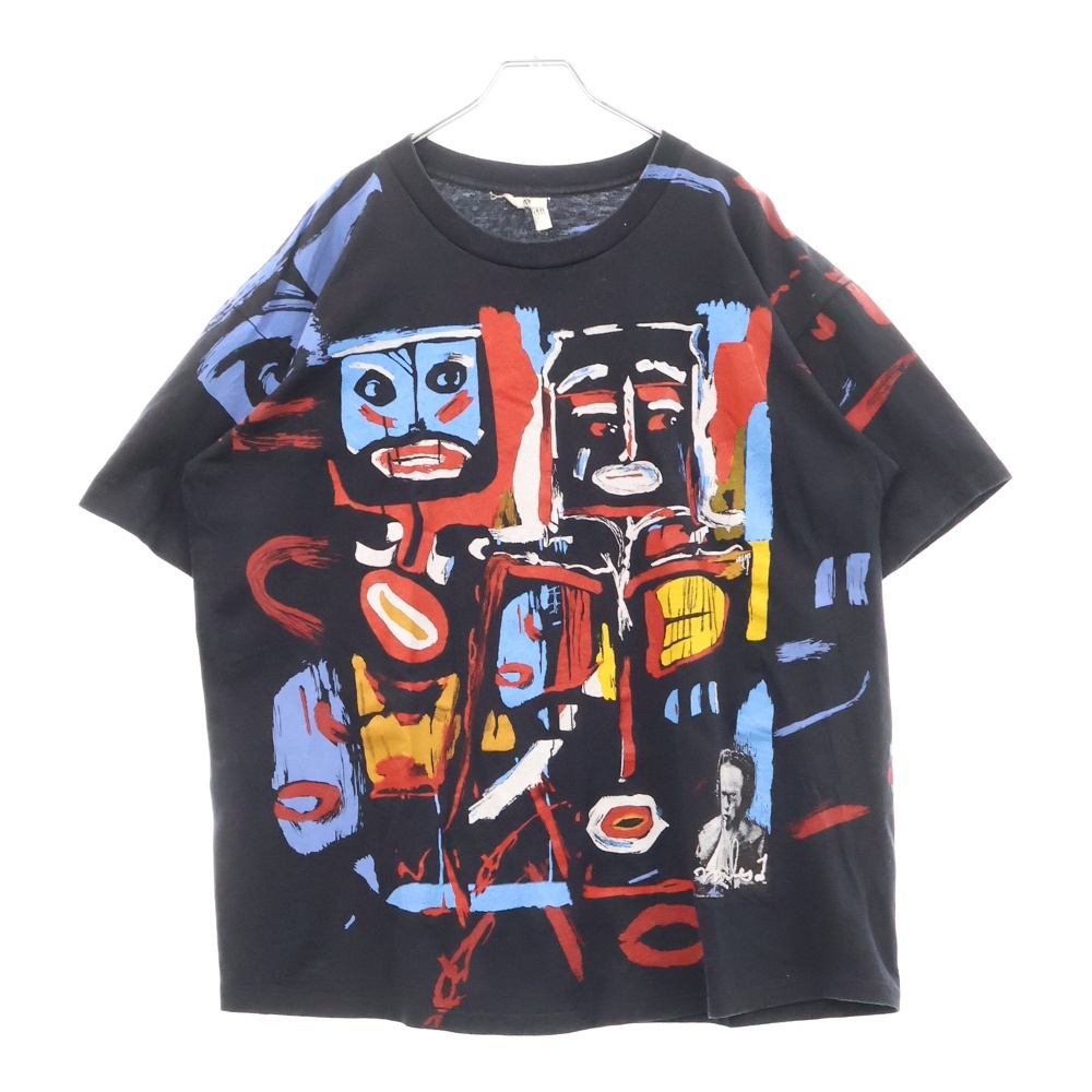 VINTAGE ヴィンテージ 90s Miles Davis Headsshot3 両面プリント クルーネック 半袖Tシャツ マルチカラー拍卖