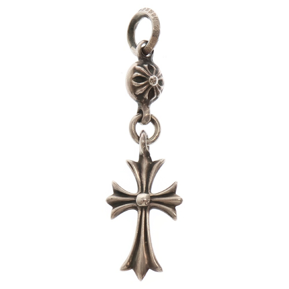CHROME HEARTS クロムハーツ 1B TNY CH CRS 1ボール タイニー CHクロス チャーム ペンダントトップ シルバー BCA197拍卖