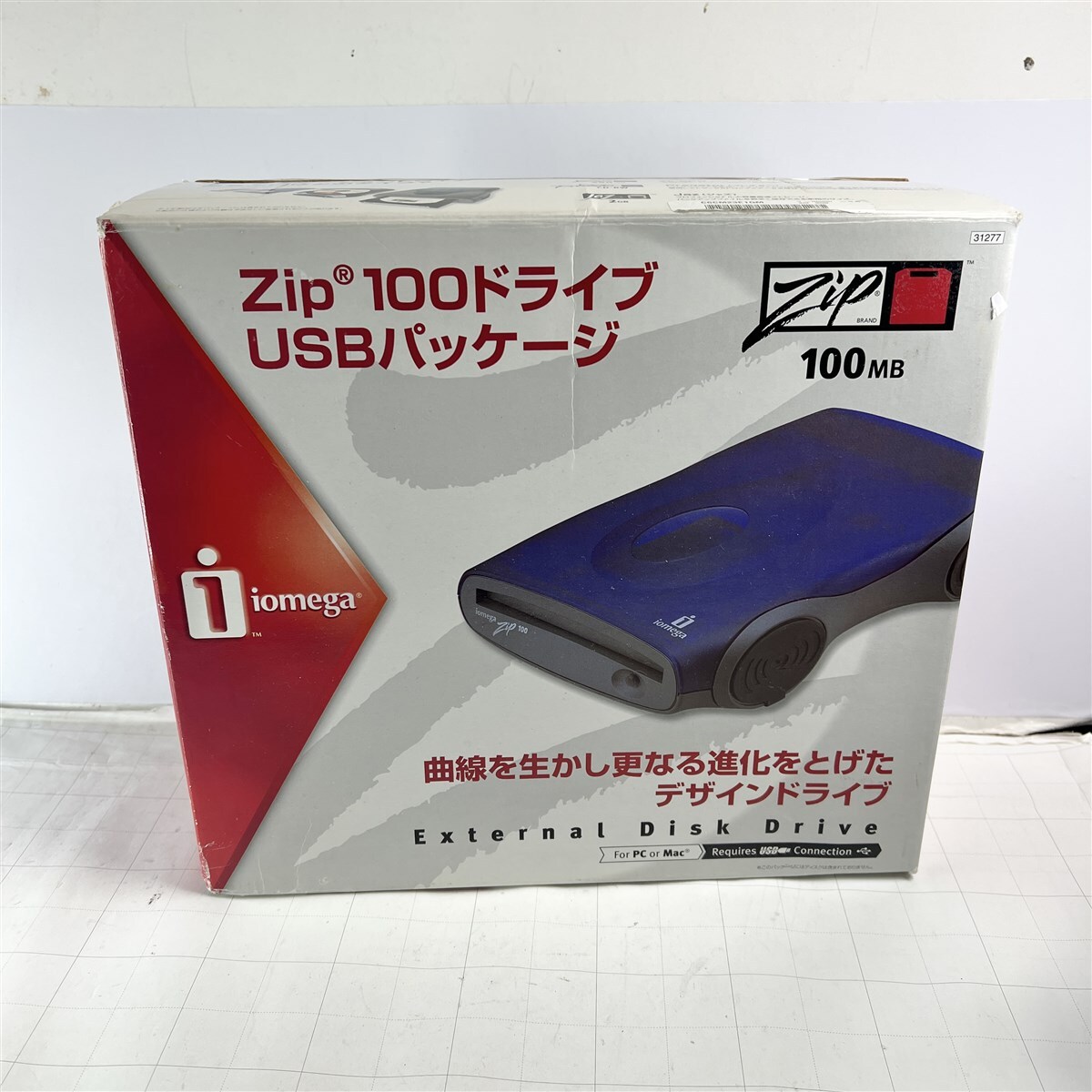 IOMEGAアイオメガ USB外付ZIPドライブ Z100USBNC ジャンク拍卖