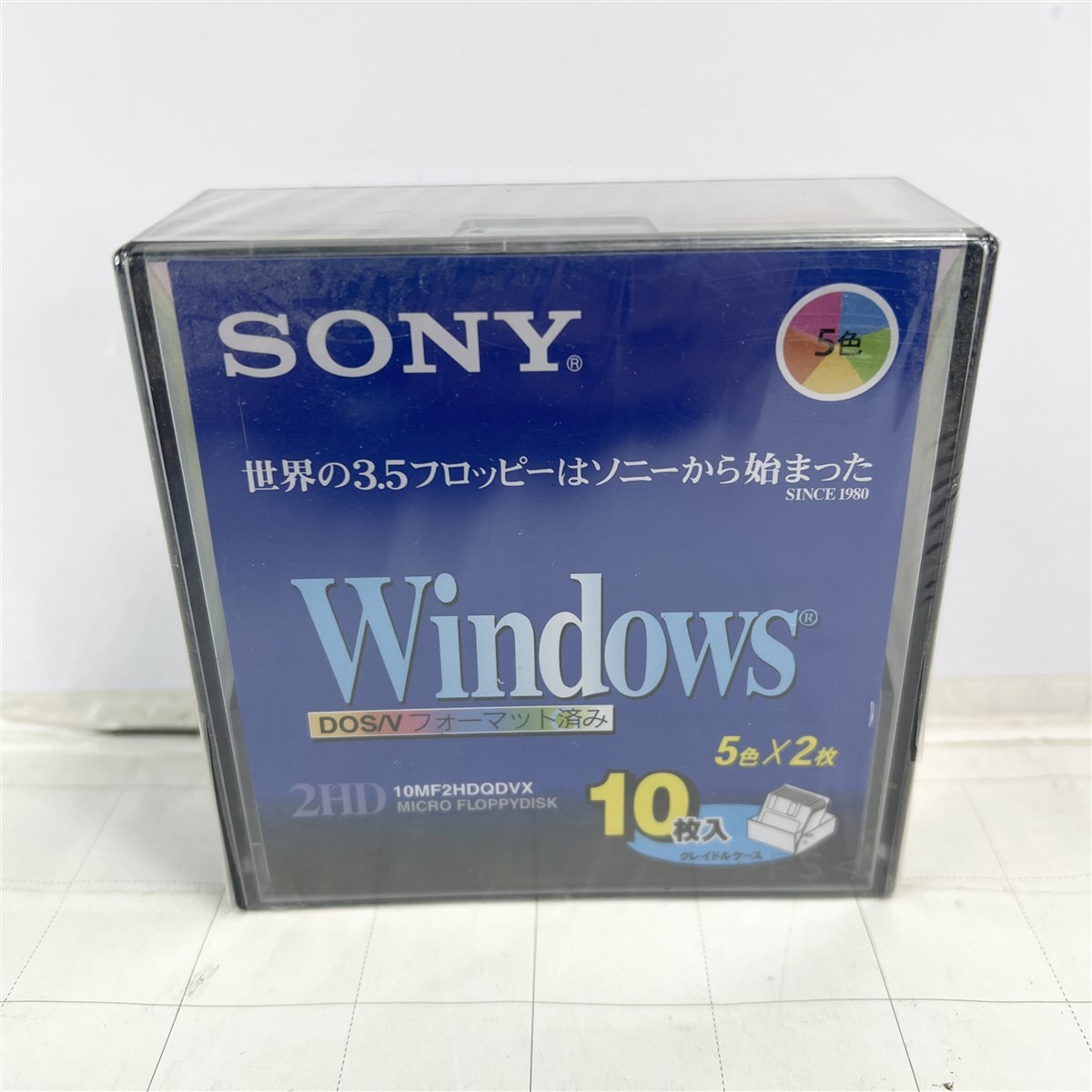 SONYソニー 3.5インチ2HDフロッピーディスク 10MF2HDQDVX 10枚拍卖