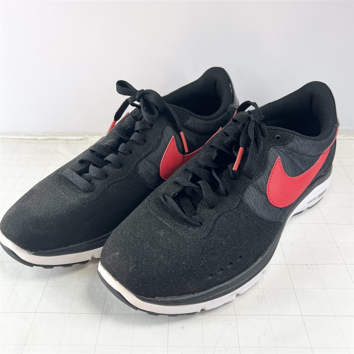 NIKE スニーカー 26cm DUAL FUSION RETRO 631765-006 黒赤 ブラックレッド拍卖