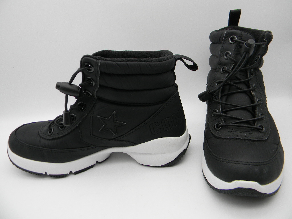 ●★【 CONVERSE 】◆ スニーカー(23cm位)表示=23.5cm 黒 コンバース拍卖
