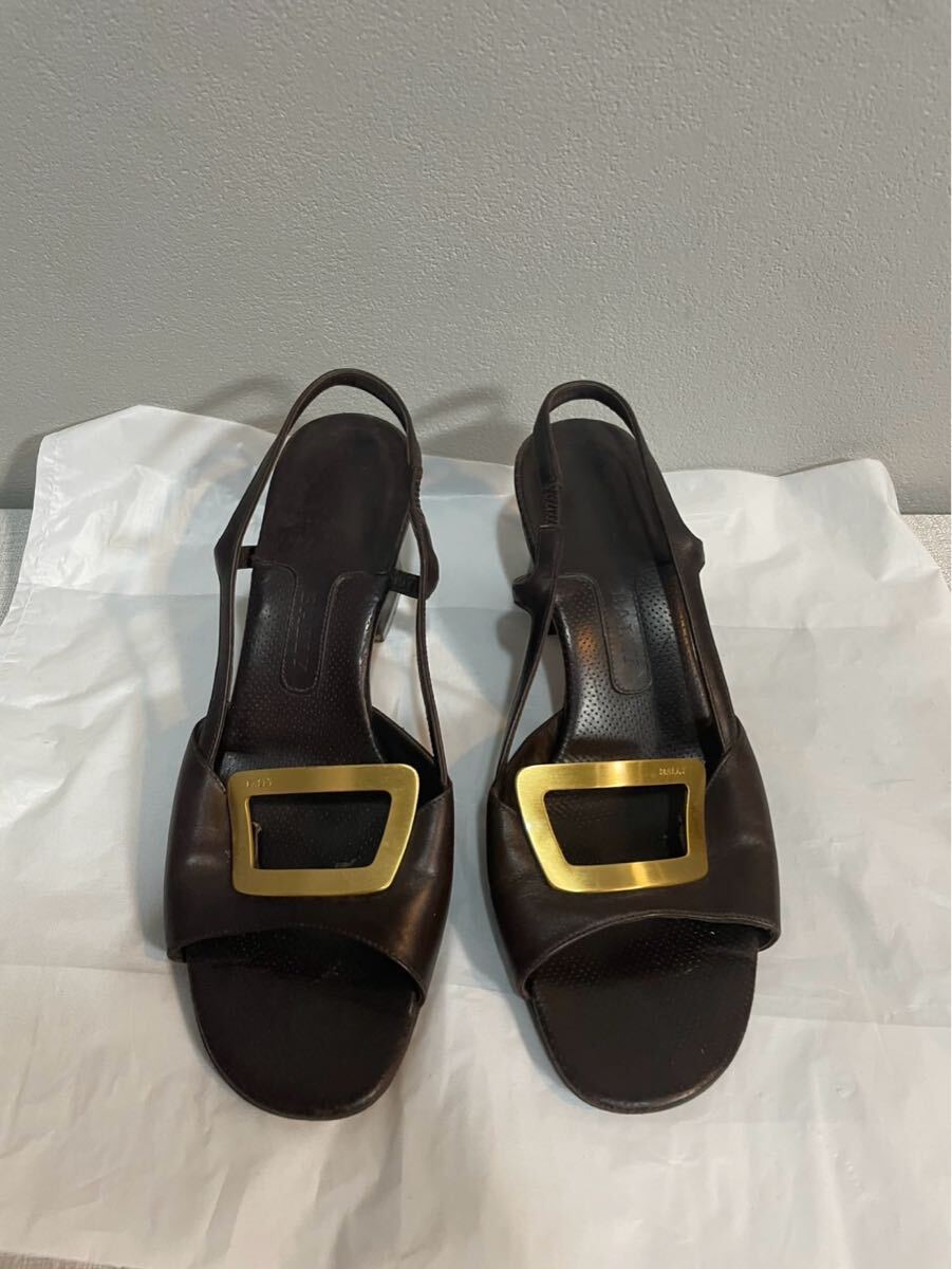 BALLYバリーサンダル茶系23.5cmレディース拍卖