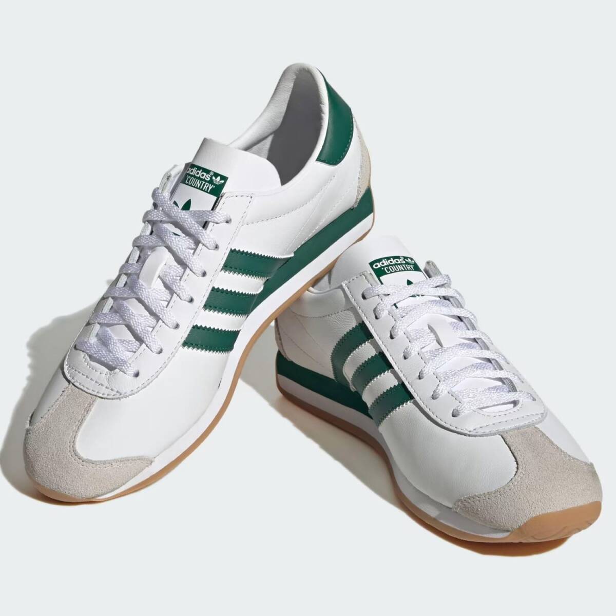 アディダス 26.5cm カントリー OG 定価17600円 ホワイト グリーン COUNTRY オリジナルス拍卖