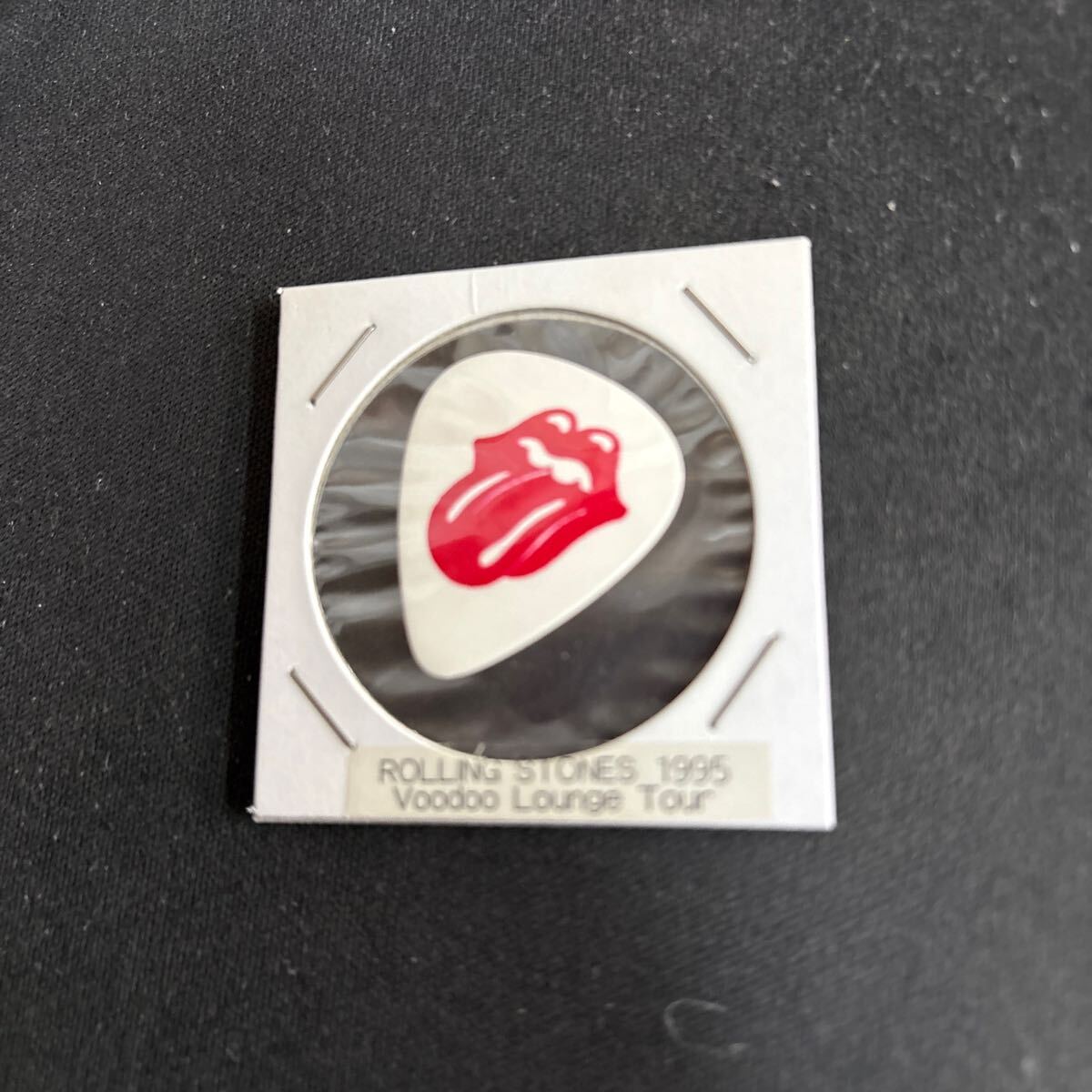 ローリング・ストーンズ The Rolling Stones ヴードゥーラウンジ・ツアー 1995 ギター ピック 送料無料 キースリチャーズ ロンウッド拍卖