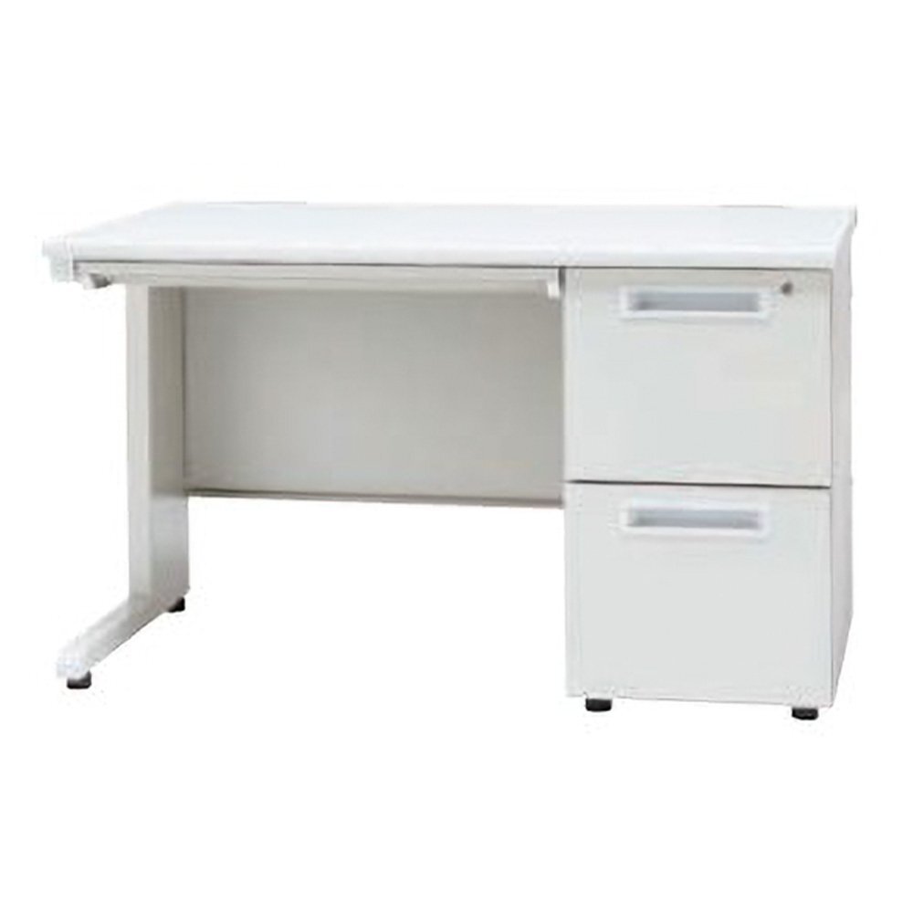 ★新品 オフィス 事務机 片袖机 1200×700×700 2段右袖 ALPS GSD-N127-2R ニューグレー OAデスク 店舗 事務 つくえ●メーカー直送拍卖