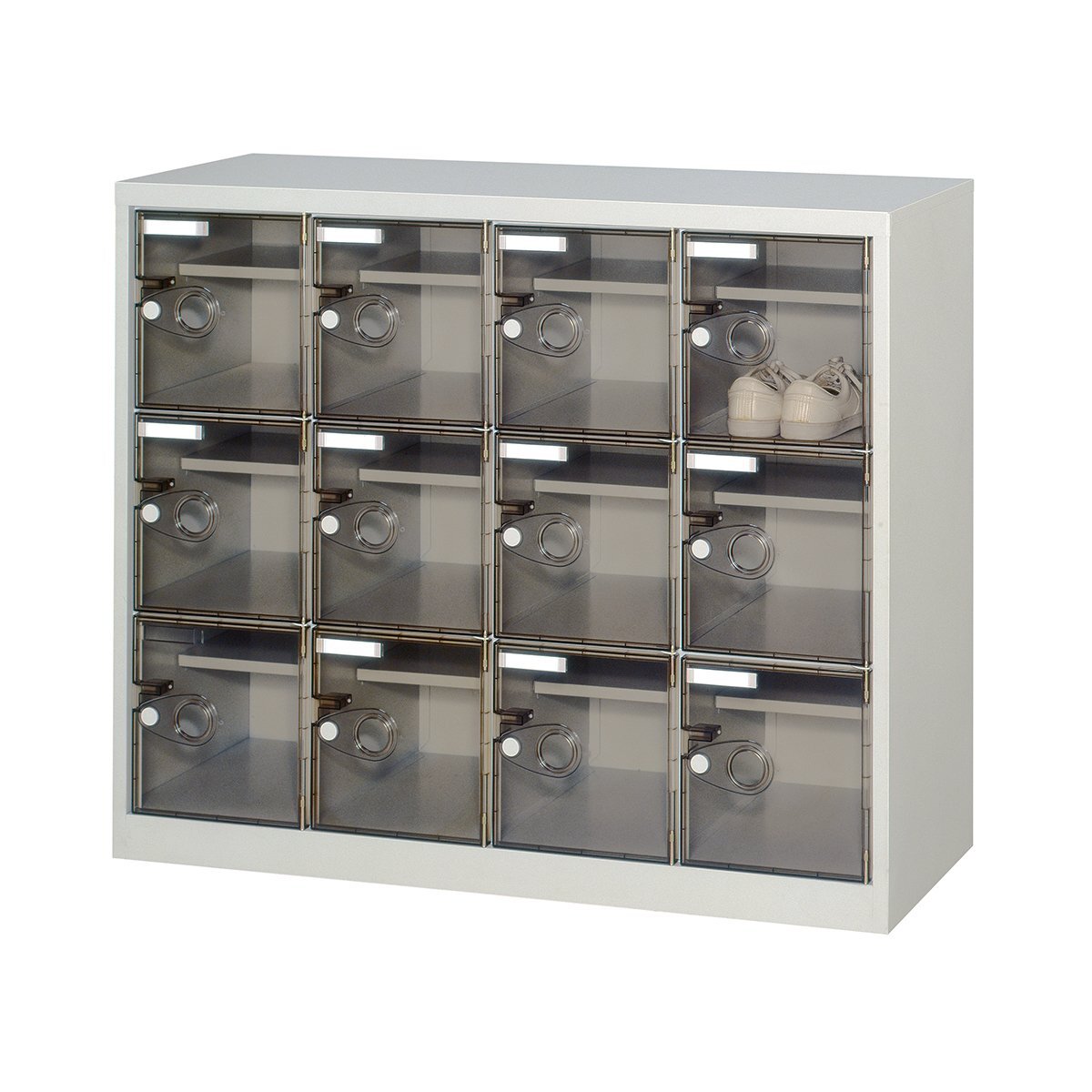 ★新品 シューズロッカー 幅1050x380x880 中棚付き 扉付 錠なしタイプ 靴 下駄箱 スチール アルプス SC-12WPC ALPS 事務機器 店舗拍卖